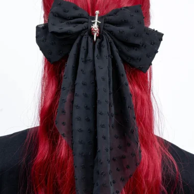 Heartache Bow Hair Clip