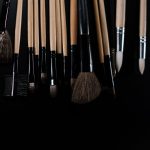 Alternative makeup brushes and cosmetics sizing guide for goth and emo styling