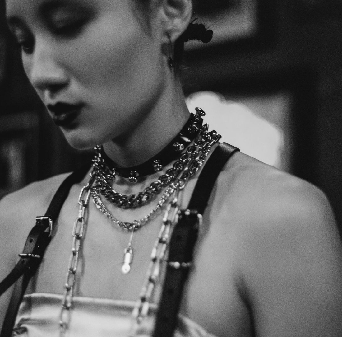 Collection of alternative chokers and gothic jewelry representing best chokers and jewelry trends for 2026