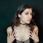 Black choker necklace displayed as reference for chokers and jewelry size guide measurements